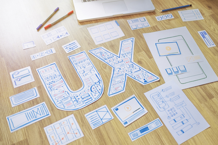 UX designer creative prototype graphic 