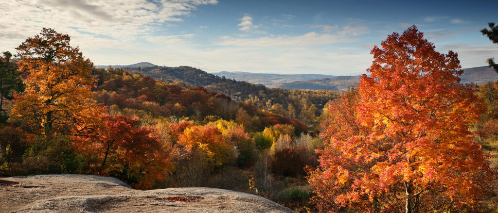 fall in the mountains